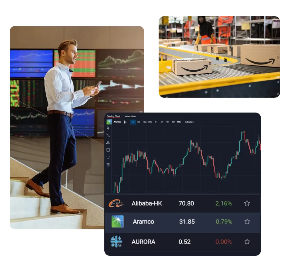 Stocks trading dashboard